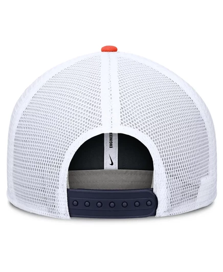 Мужская бейсболка для дальнобойщика Houston Astros Pro Performance Snapback от Nike темно-оранжевого цвета navy, orange