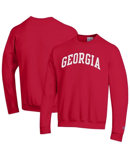 Мужская толстовка Champion Basic Arch Georgia Bulldogs, красная