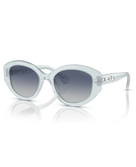 Женские солнцезащитные очки Swarovski SK6005 градиент, синие