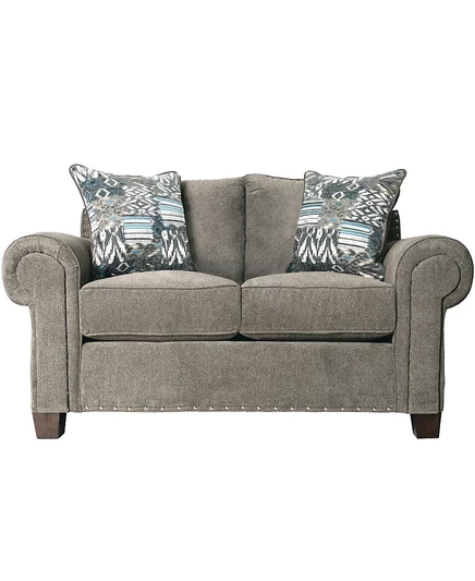 Двухместный диван Furniture of America Brendall, серый