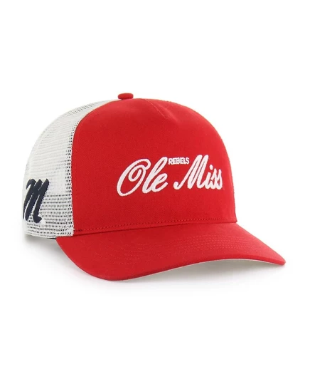 Унисекс кепка‑тракер '47 Brand Foundation Hitch Ole Miss, красная