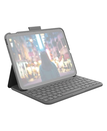 Защитный чехол-клавиатура Logitech Slim Folio с Bluetooth-клавиатурой для Apple iPad 10.9