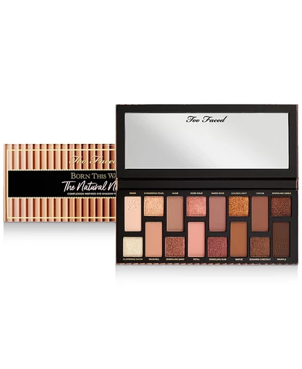 Too Faced Born This Way - Палитра теней для век Nudes коричнево-бежевого цвета