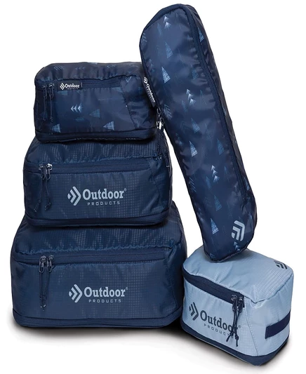 Набор органайзеров для багажа Outdoor Products, 5 шт., синий