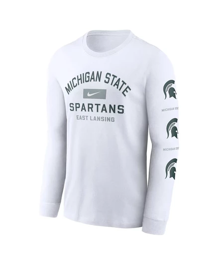 Мужская футболка Nike Michigan State Primetime, белая