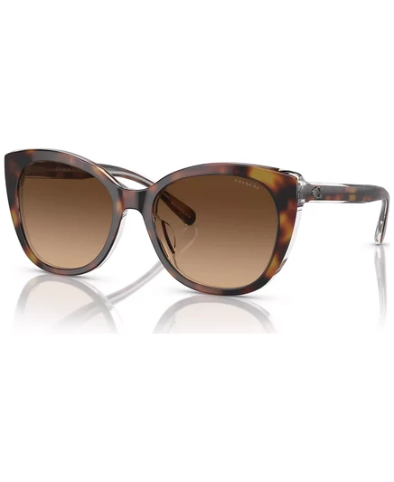  Женские солнцезащитные очки, HC8365U55-Y 55 tortoise, transparent beige