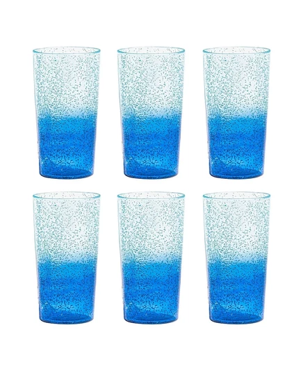 Стаканы Abode Homewares Oceanic, 6 шт., сине-голубые