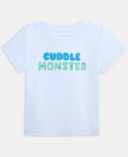 Футболка для мальчиков First Impressions Cuddle Monster, синяя