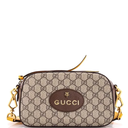 Женская сумка Gucci Neo Vintage Camera, коричневая