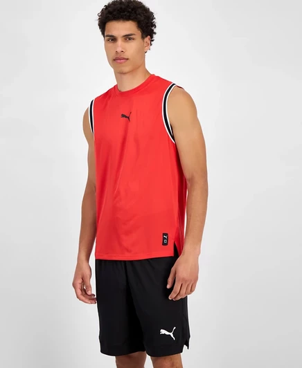 Мужская майка Puma Winning Shot сетчатая, красная