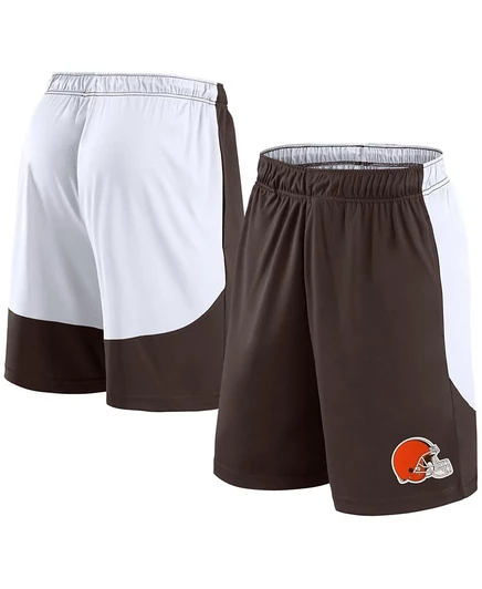 Мужские шорты Fanatics Go Hard Browns, коричнево-белые