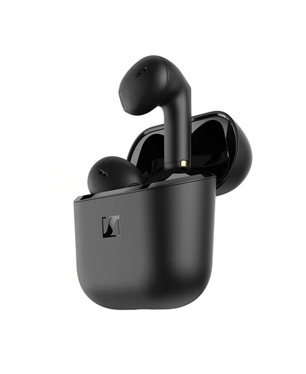 Открытые беспроводные наушники Sennheiser ACCENTUM - Открытый дизайн, динамичный звук и поддержка Bluetooth 5.3, защита от брызг IPX4, 28-часовое время автономной работы - Черные