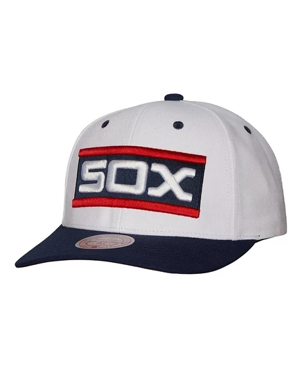 Мужская кепка Mitchell & Ness Cooperstown Pro Crown, белая