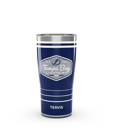 Стакан Tervis Tampa Bay Lightning, 20 унций. Походный стакан из нержавеющей стали в винтажном стиле