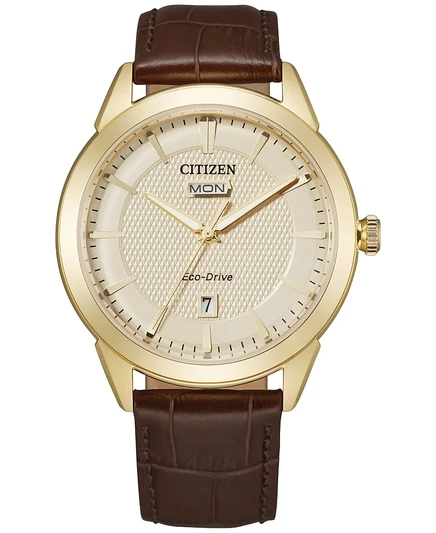 Мужские часы Citizen Corso 40 мм, золотистые