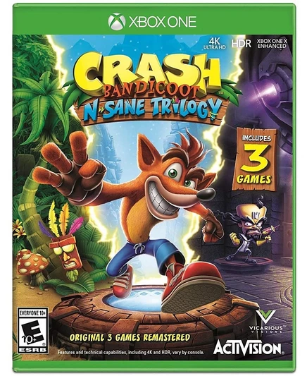 Игра Crash Bandicoot N. Sane Trilogy для Xbox One