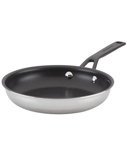 Сковорода KitchenAid 21 см, 5-сл., антипригар., серебристая