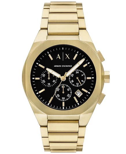 Мужские часы AX Armani Exchange Sync 42 мм, золотистые