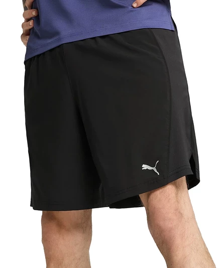 Мужские шорты Puma Run Velocity 7″ с кантами, черные