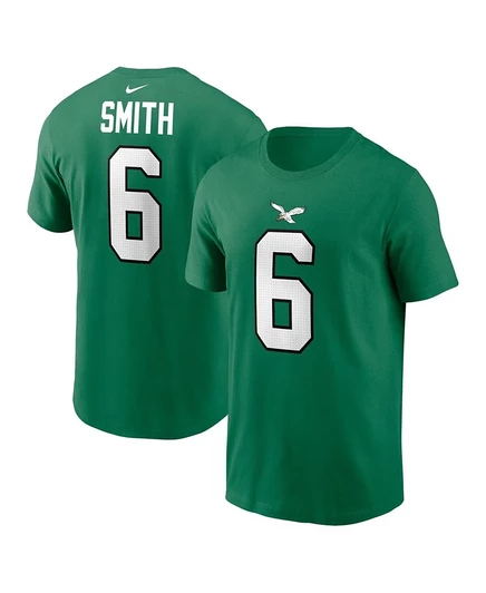 Мужская футболка Nike DeVonta Smith Philadelphia Eagles, зеленая
