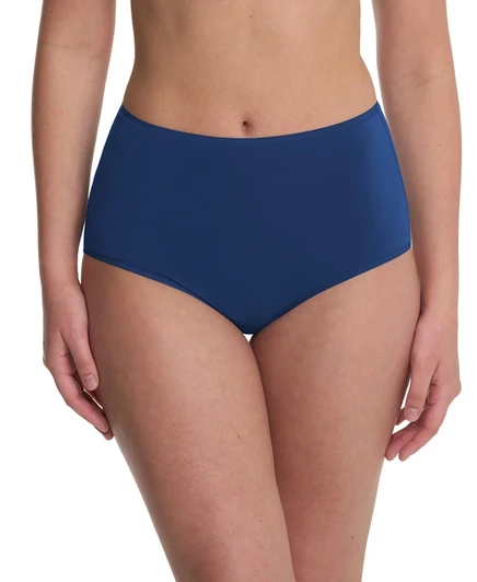 Женские трусы Natori Bliss 778346 с высокой талией, синие