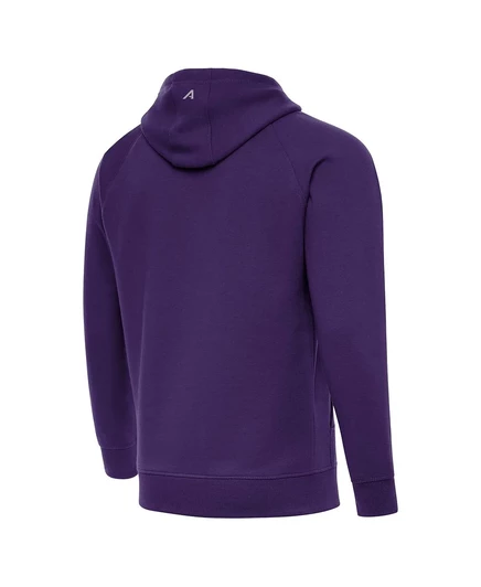 Мужской фиолетовый пуловер реглан Clemson Tigers Golfer Victory от Antigua с капюшоном purple