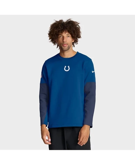 Мужская футболка Nike Sideline Coach Colts Therma-FIT, синяя