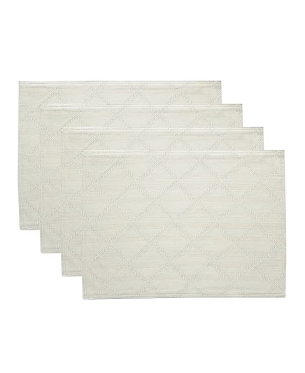 Салфетки Lenox Laurel Leaf набор 4 шт, 13″×18″, серебристые