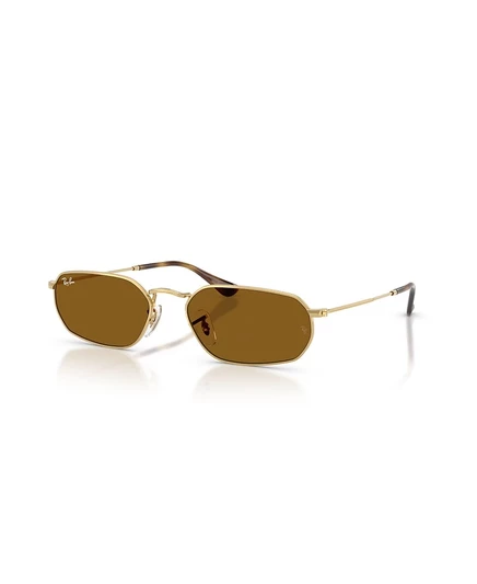 Унисекс солнцезащитные очки Ray-Ban RB3947, золотистые
