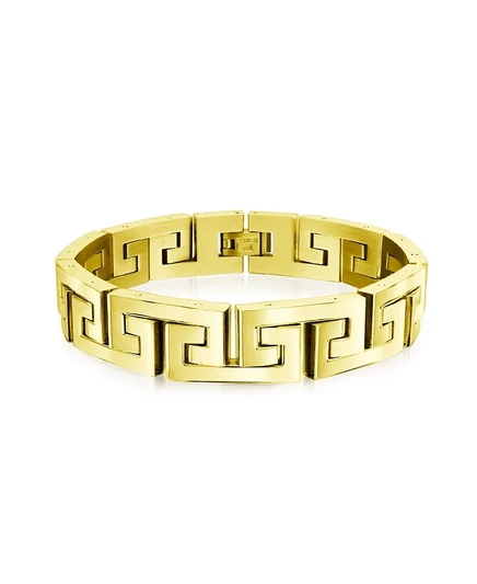 Мужской браслет Bling Jewelry Infinity, сталь, золотой