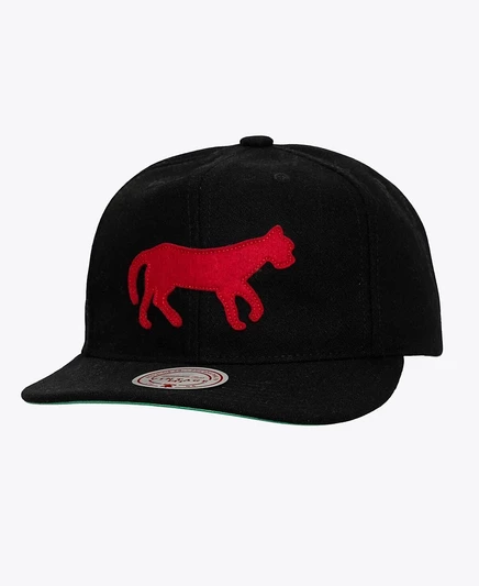Унисекс кепка Mitchell & Ness Vintage из мелтона, черная