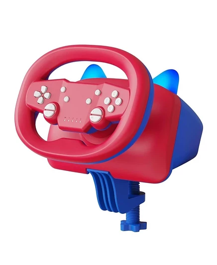 КРАСНЫЙ Беспроводной игровой контроллер гоночного рулевого колеса для Switch PS3 PS4 PC и планшетов красный