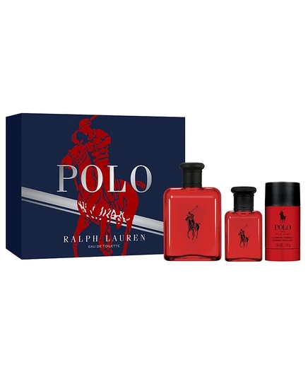 Мужской набор Ralph Lauren Polo Red, 3 предмета