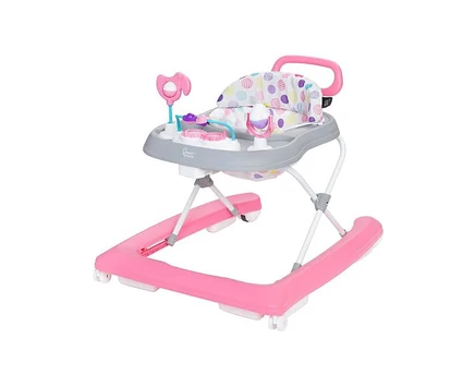 Ходунки Baby Trend для малышей Smart Steps Trend 2 в 1 с роскошными игрушками розового цвета