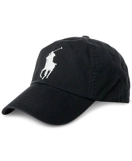 Мужская кепка Polo Ralph Lauren Big Pony, черная
