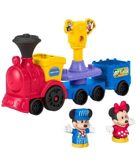 Музыкальный поезд Fisher-Price Little People Disney Jr. с Микки и Минни, белый