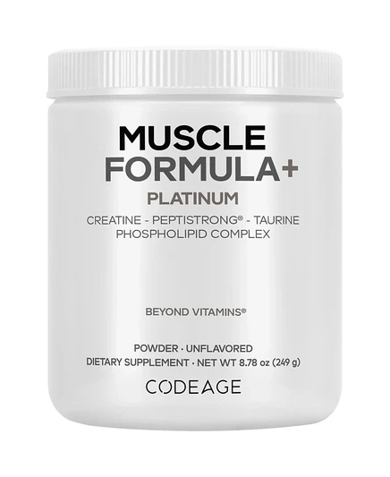 Спортивная добавка Codeage Muscle Formula+ Platinum 249 г, без вкуса
