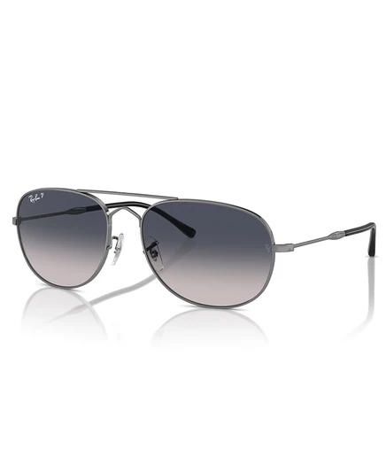 Унисекс солнцезащитные очки Ray-Ban RB3735 поляризованные, серебристые