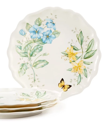 Набор тарелок Lenox Butterfly Meadow, меламин, 4 шт.