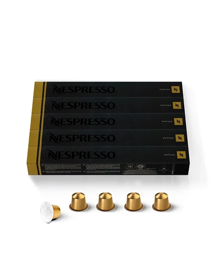 Кофе в капсулах nespresso volluto originalline 50 шт, белый