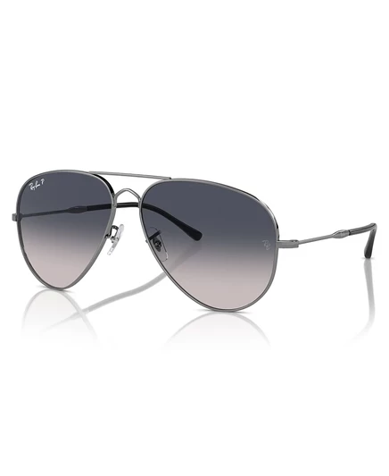 Унисекс солнцезащитные очки Ray-Ban RB3825, поляризованные, серебристые