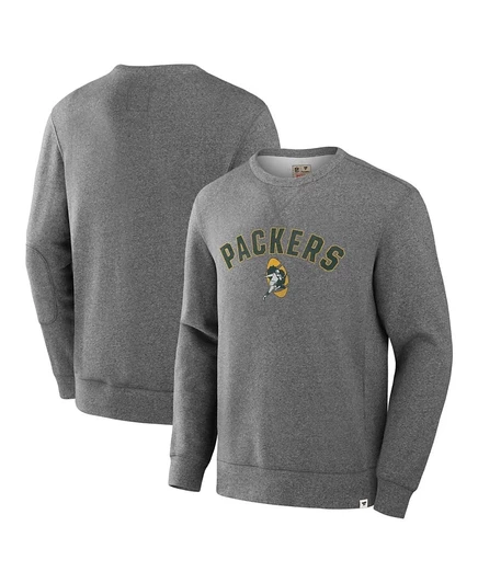 Мужская толстовка fanatics green bay packers петлевая, серая