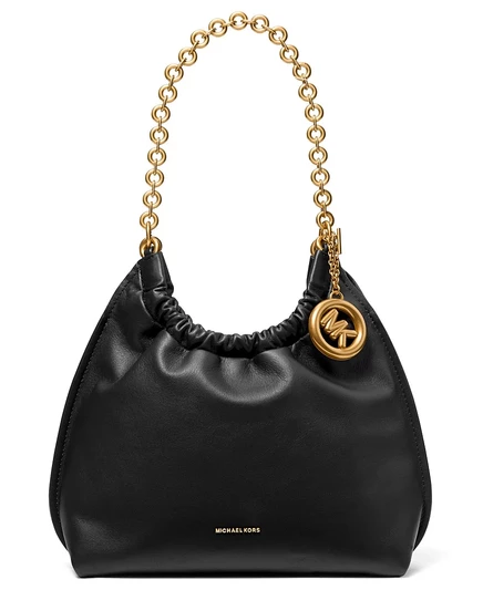 Женская сумка Michael Kors Indie Cinch pouchette, черная