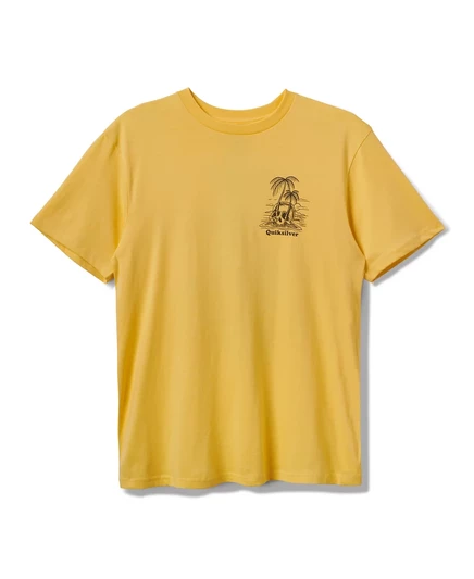 Мужская футболка-переросток Quiksilver с коротким рукавом golden haze