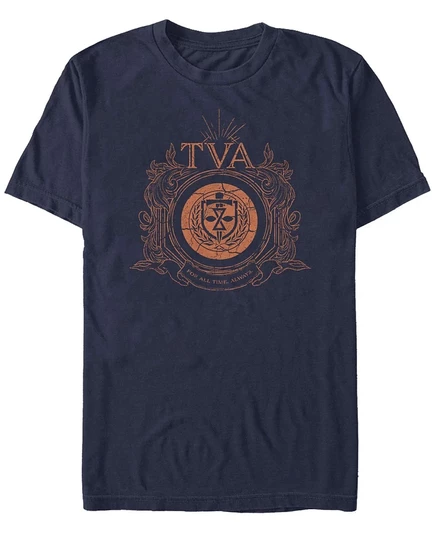 Мужская футболка Fifth Sun Loki с эмблемой TVA, синяя