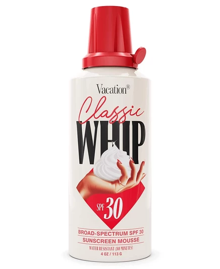 Солнцезащитный крем с пеной Vacation Classic Whip SPF 30, 4 унции, без цвета