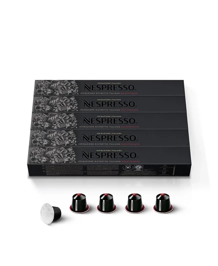Капсулы Nespresso OriginalLine Ristretto Decaffeinato, 50 шт.