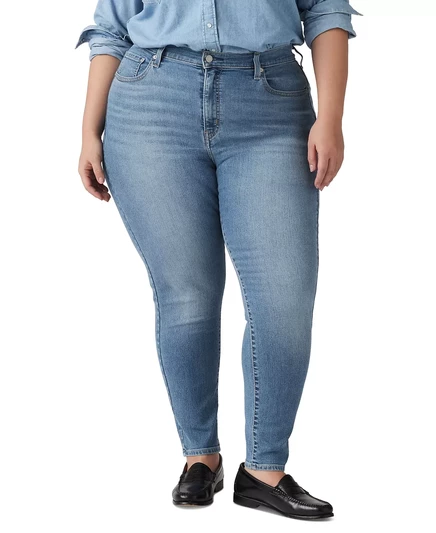 Джинсы-скинни Levi's® Plus размера 721 с высокой посадкой eternal indigo