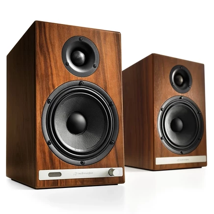 Активные полочные колонки Audioengine HD6, коричневые