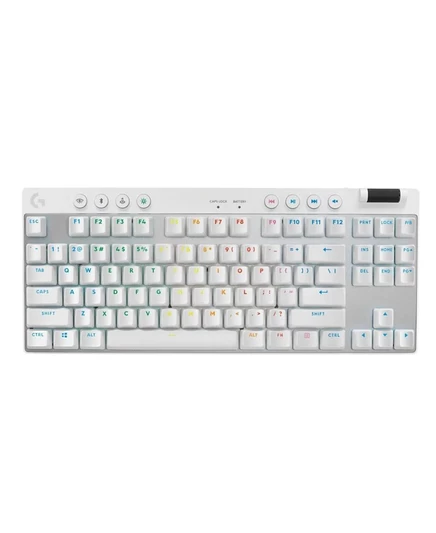 Беспроводная игровая клавиатура Logitech G PRO X TKL Lightspeed, тактильно белая white